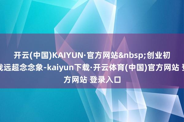 开云(中国)KAIYUN·官方网站 创业初期的挑战远超念念象-kaiyun下载·开云体育(中国)官方网站 登录入口